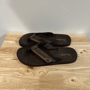 Panama Jack Brown Flip Flops Men’s Size 11 Casual Beach Sandals